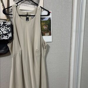 A New Day Cream Sheath Midi Dress